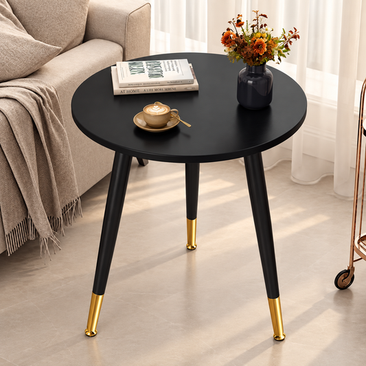 Nook Coffee Table with Golden/Black Metal Legs