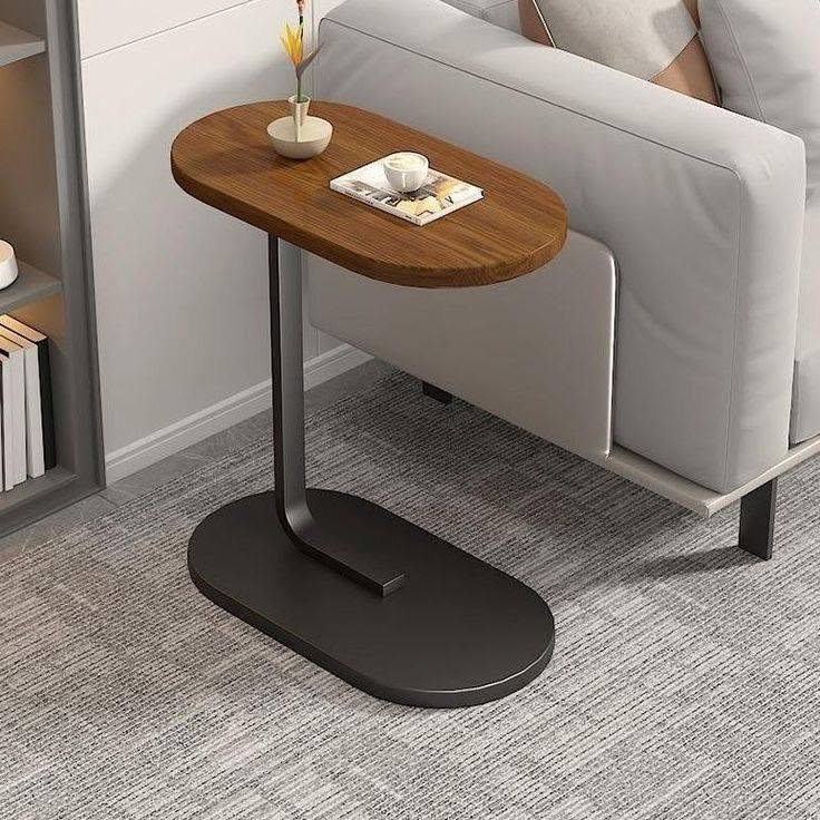 C-Shaped Side Table