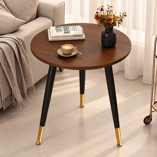 Nook Coffee Table with Golden/Black Metal Legs