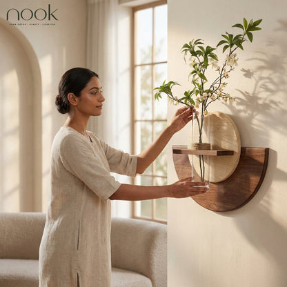 Half-Moon Wall Shelf