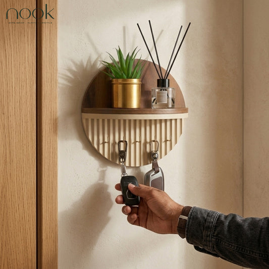 Wall Shelf & Key Holder