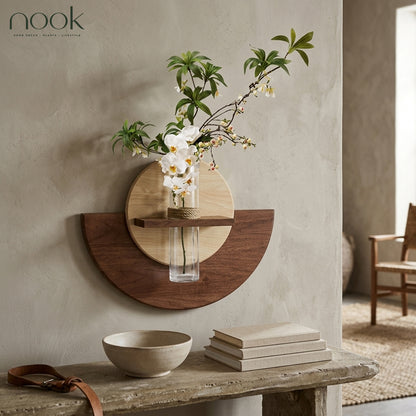 Half-Moon Wall Shelf